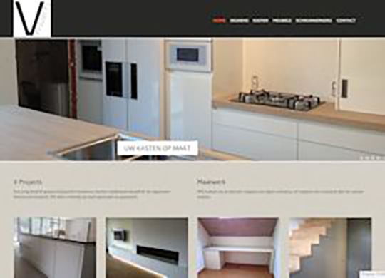 V Projects bvba Restyling website
