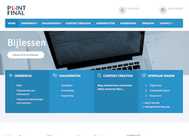 Point Final Aanmaak website