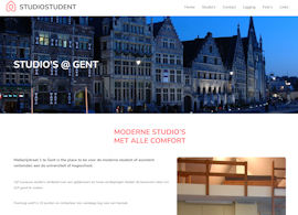 Studiostudent Aanmaak website